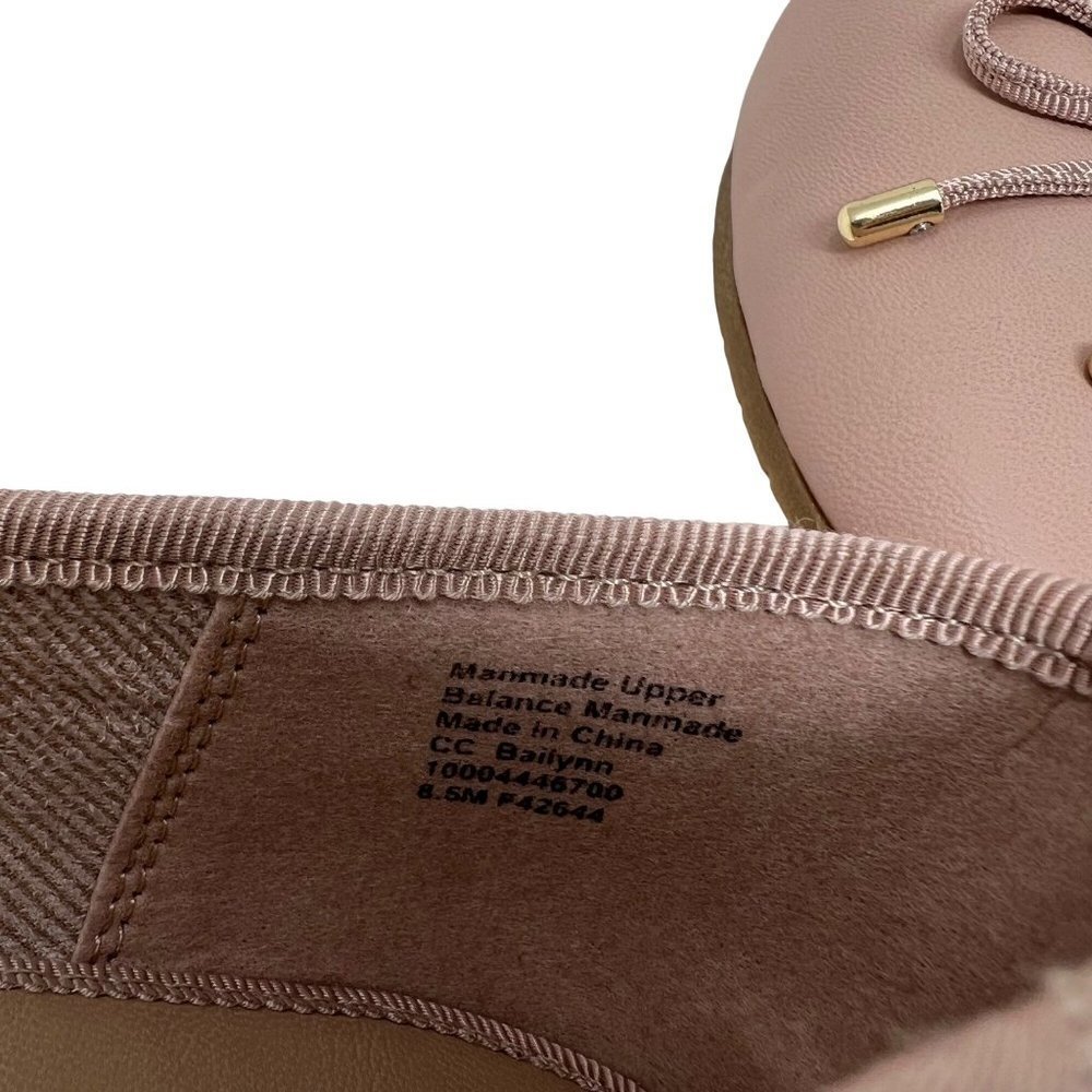 CC: Charter Club Bailynn Ballet Flats “Blushing Pink.” SZ 8.5 Bow detail. - Picture 4 of 5